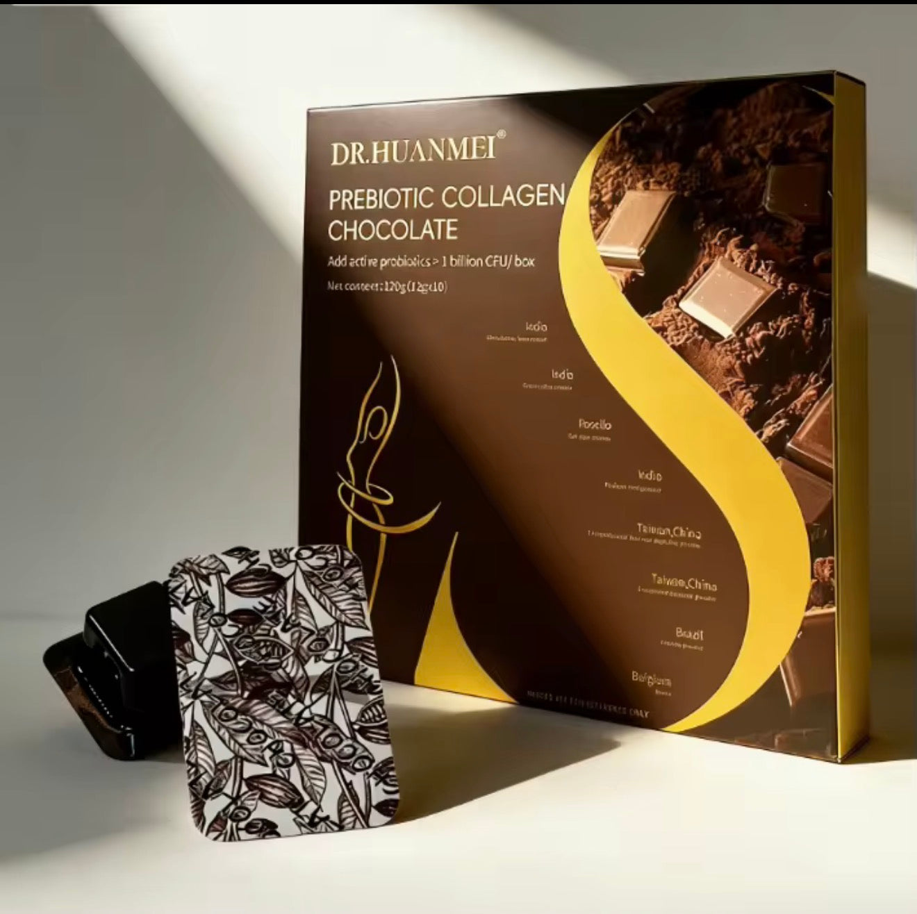 Chocolat au collagène prébiotique